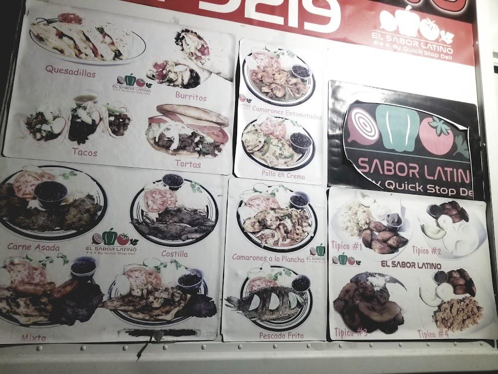 El Sabor Latino by Quick Stop Deli (Food Truck) Menu image 2